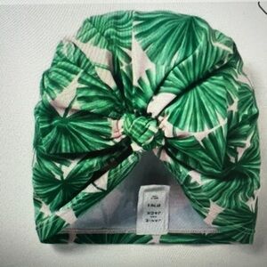 NWT Janie & Jack Swim Hat Pink & Green Infant 0-6 Month